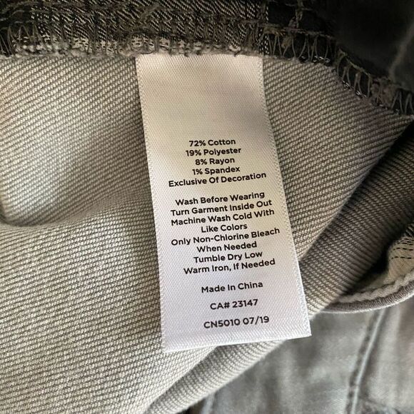 Talbots Flannel Cuff Ankle Jeans size 20WP - Picture 6 of 12